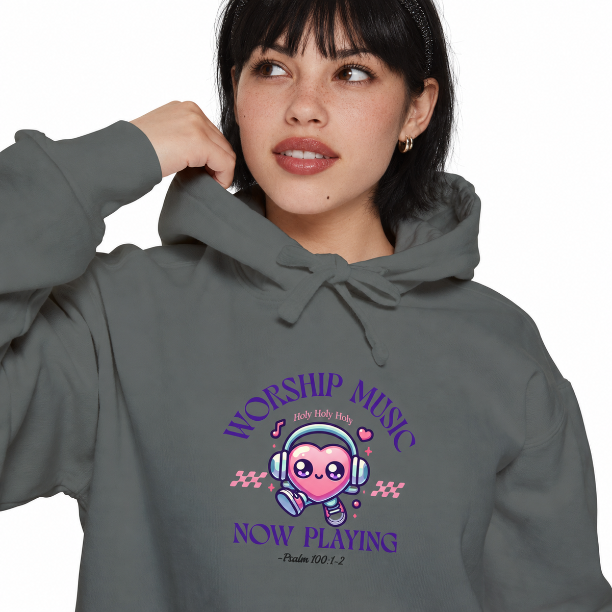 Worship Music Now Playing Hoodie