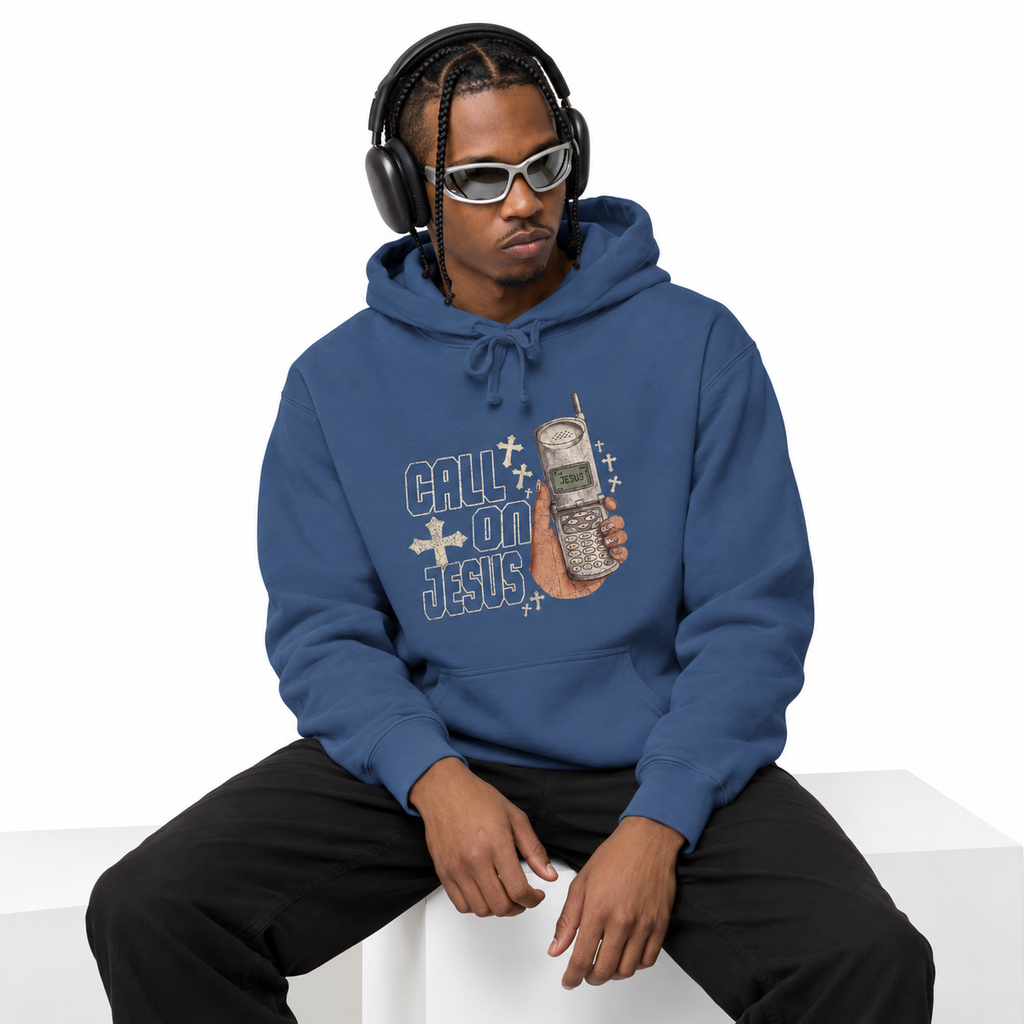 Call on Jesus Cellphone Hoodie