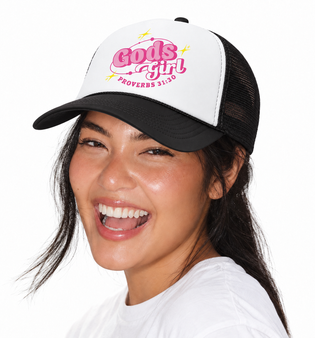 God's Girl Trucker Hat (Proverbs 31:30)