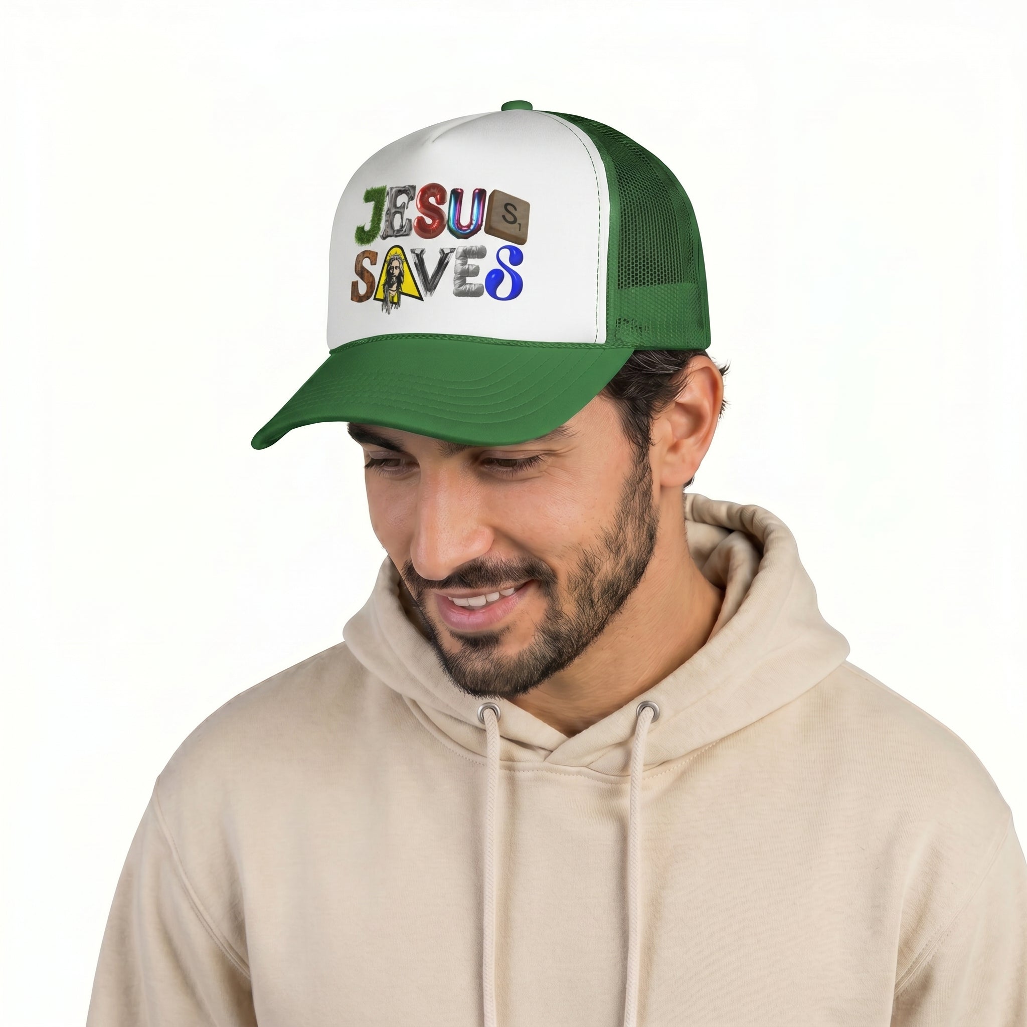 Jesus Saves Trucker Hat