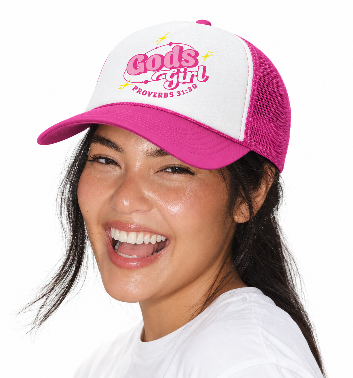 God's Girl Trucker Hat (Proverbs 31:30)