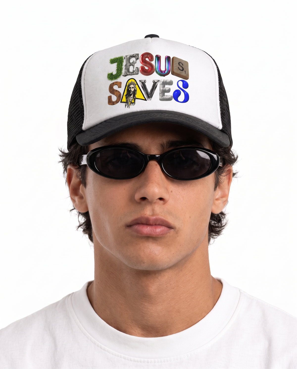 Jesus Saves Trucker Hat
