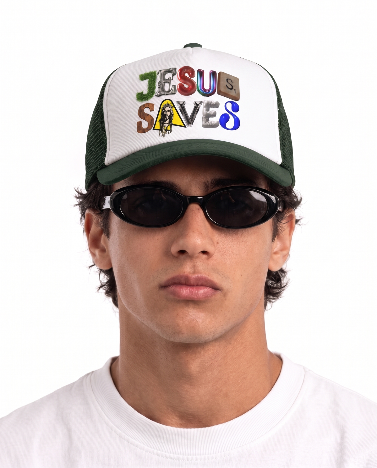 Jesus Saves Trucker Hat