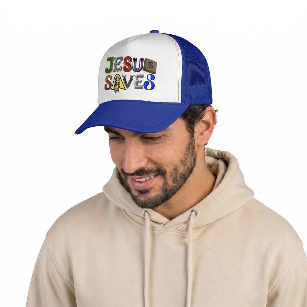 Jesus Saves Trucker Hat