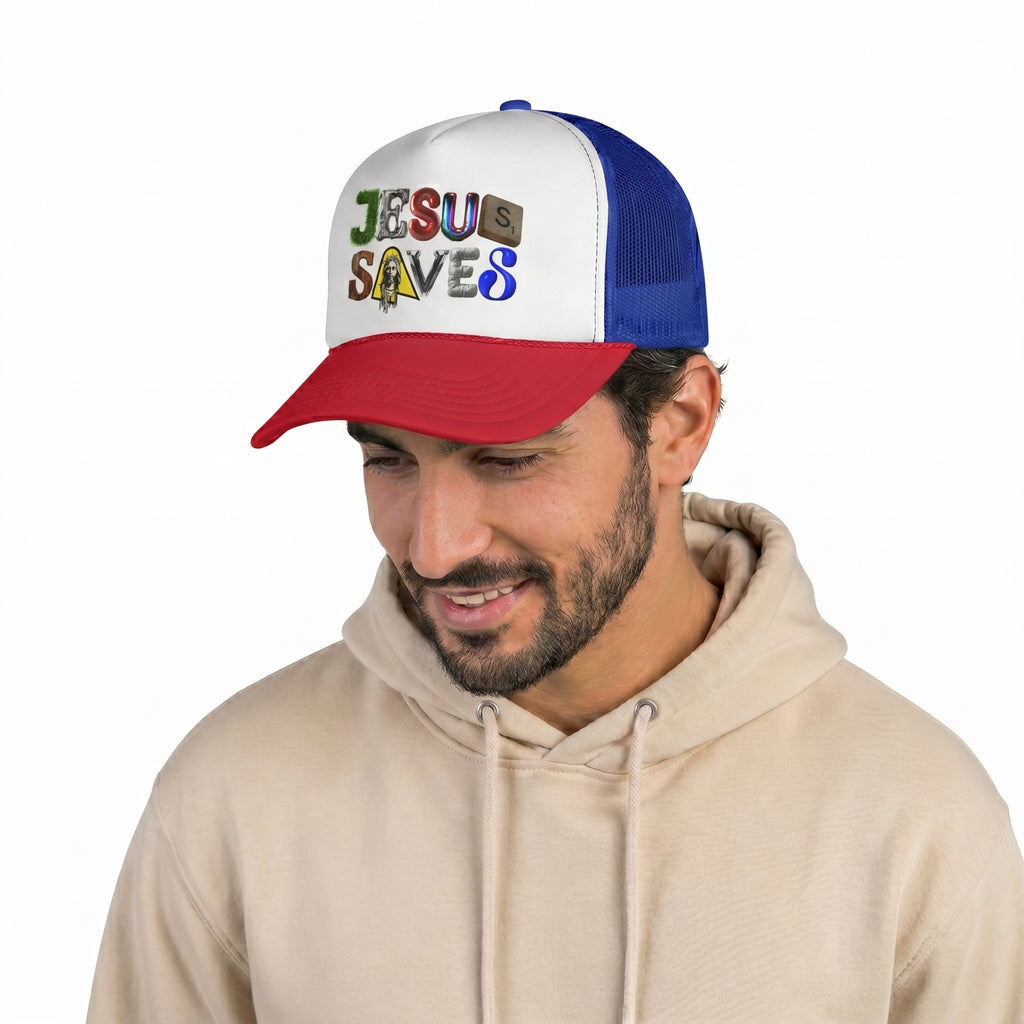 Jesus Saves Trucker Hat