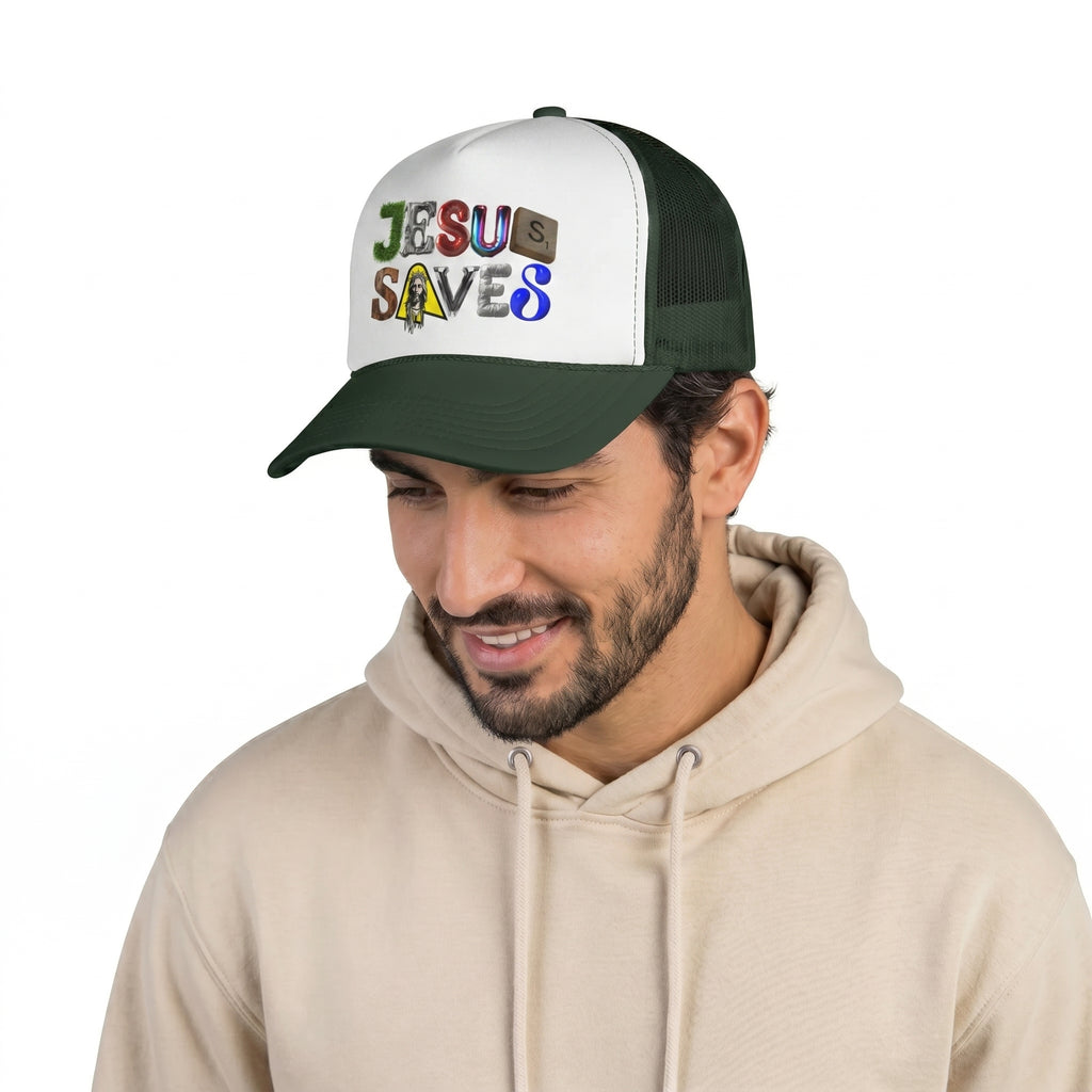 Jesus Saves Trucker Hat